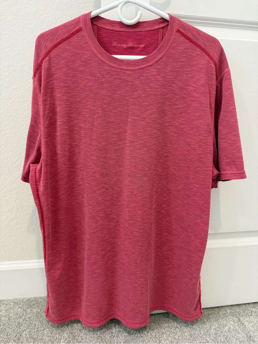 Tommy Bahama Men's Short Sleeve Crewneck Tee - Heathered Rose